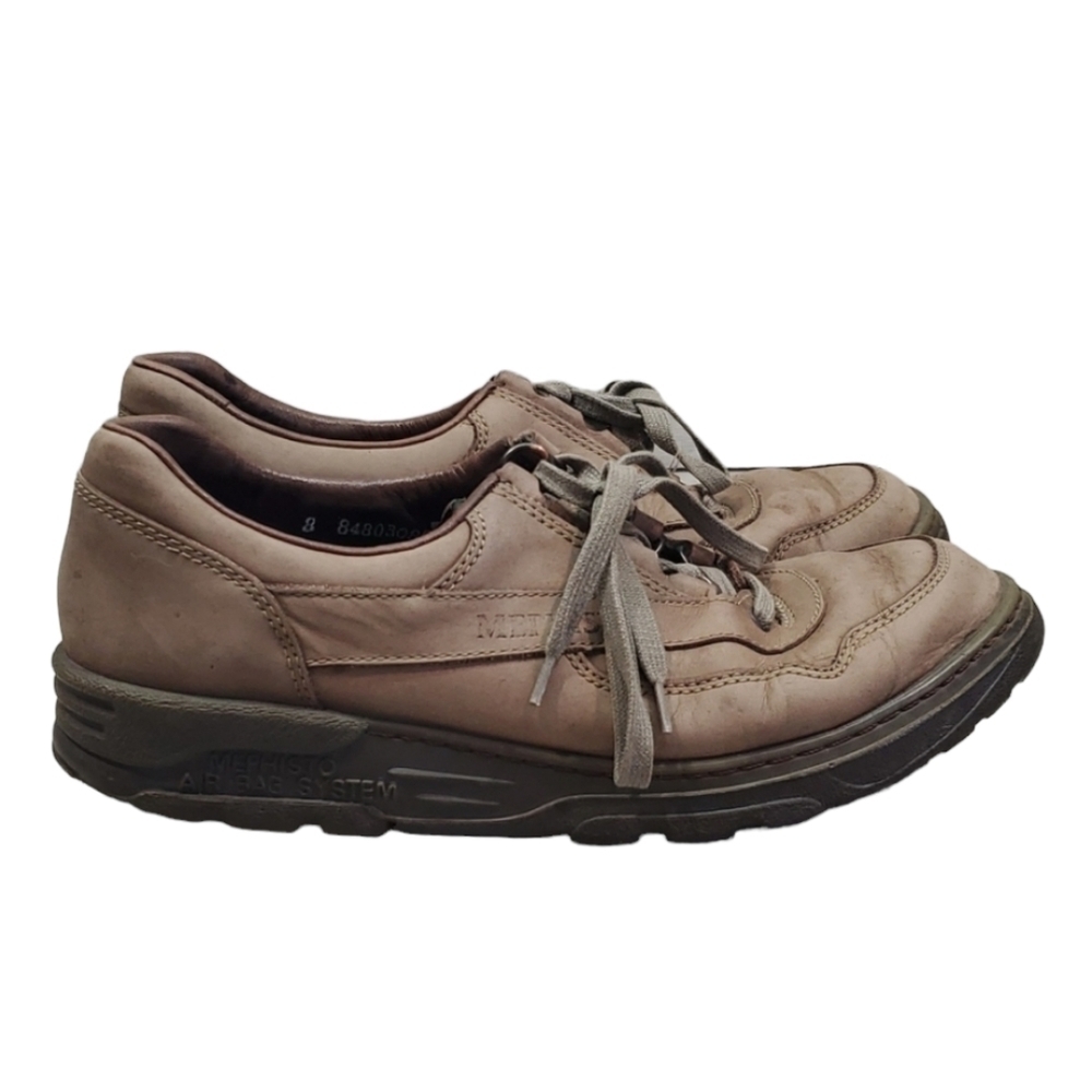 Mephisto Womens Comfort Leather Sneakers shoes sz 8.5